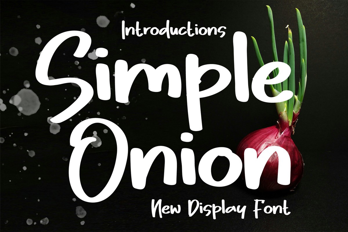 Czcionka Simple Onion