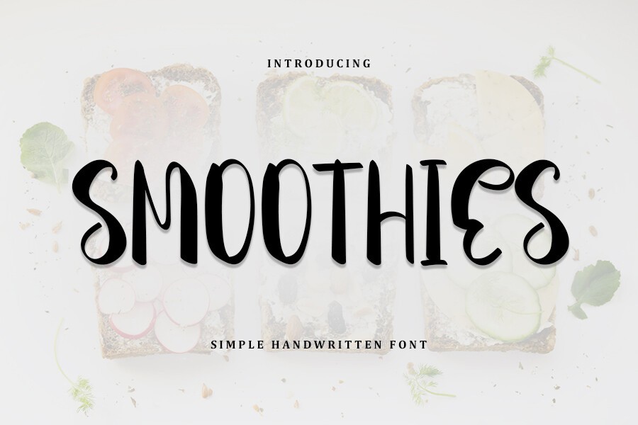 Czcionka Smoothies