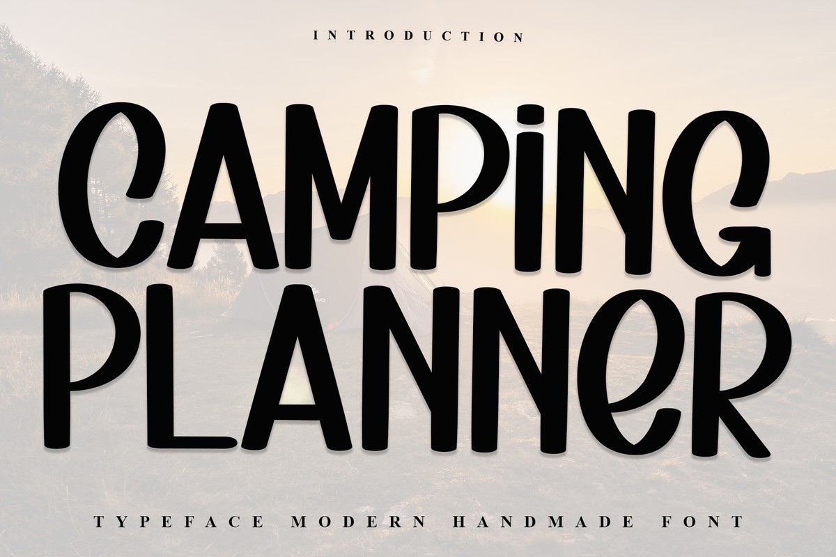 Czcionka Camping Planner