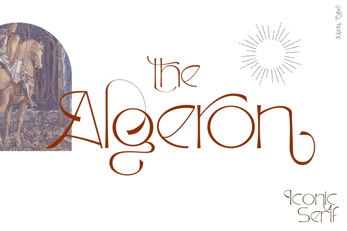 Czcionka The Algeron