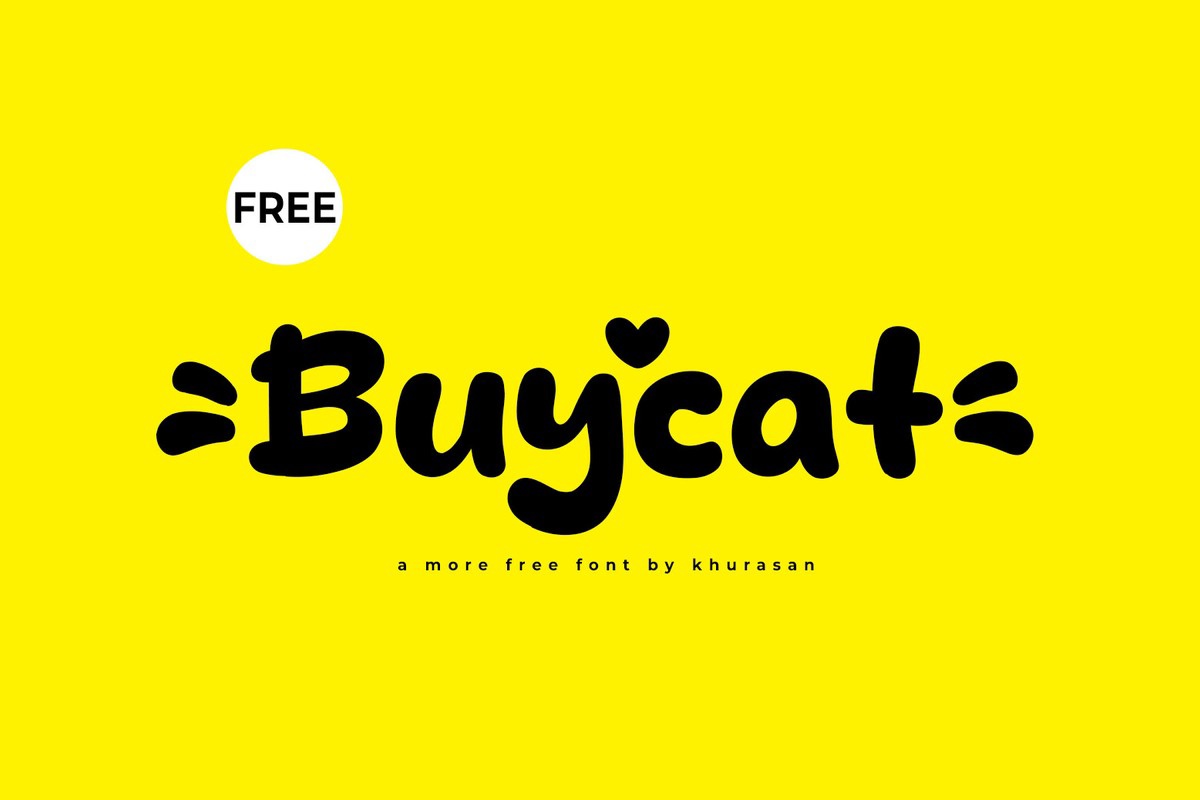 Czcionka Buycat