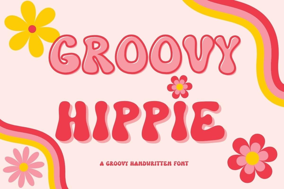 Czcionka Groovy Hippie