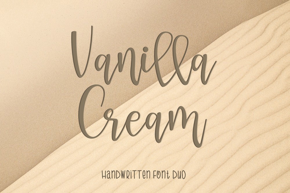 Czcionka Vanilla Cream