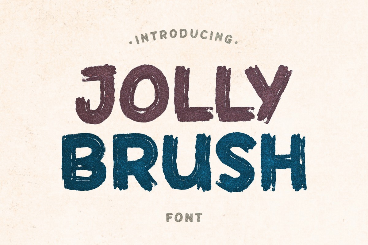 Czcionka Jolly Brush