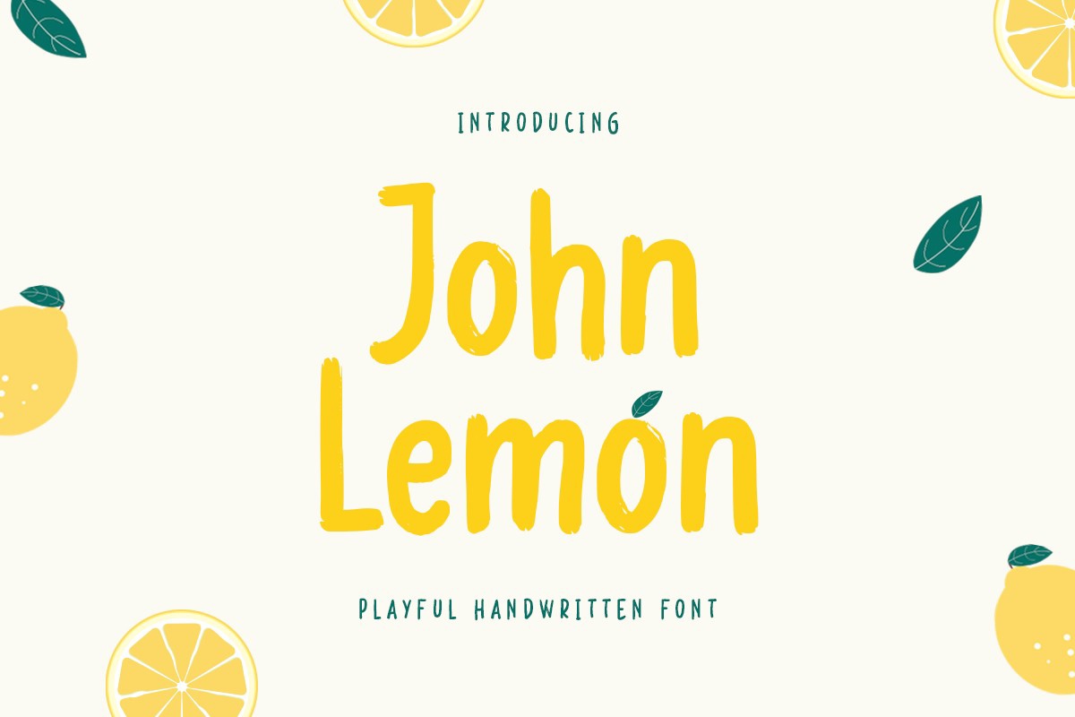 Czcionka John Lemon