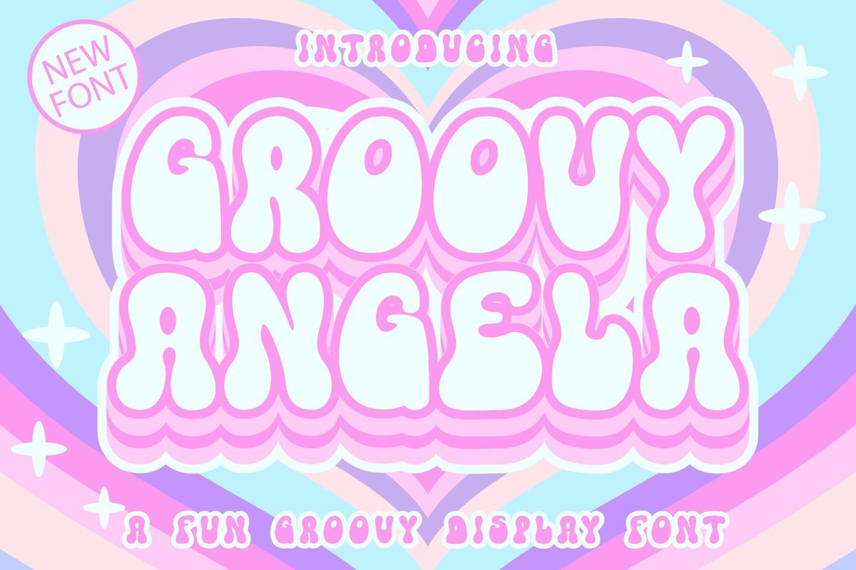 Czcionka Groovy Angela