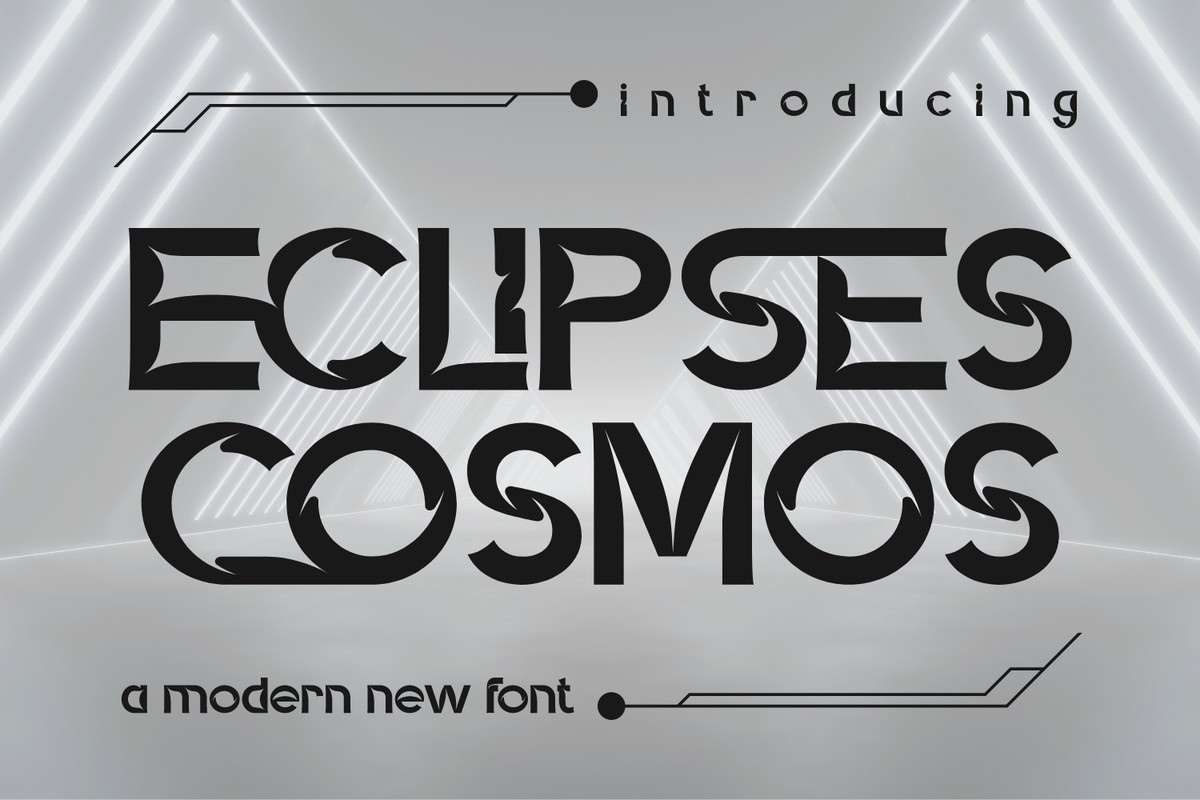 Czcionka Eclipses Cosmos