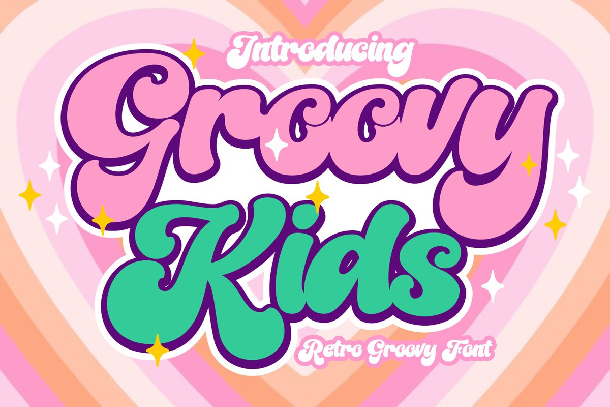 Czcionka Groovy Kids