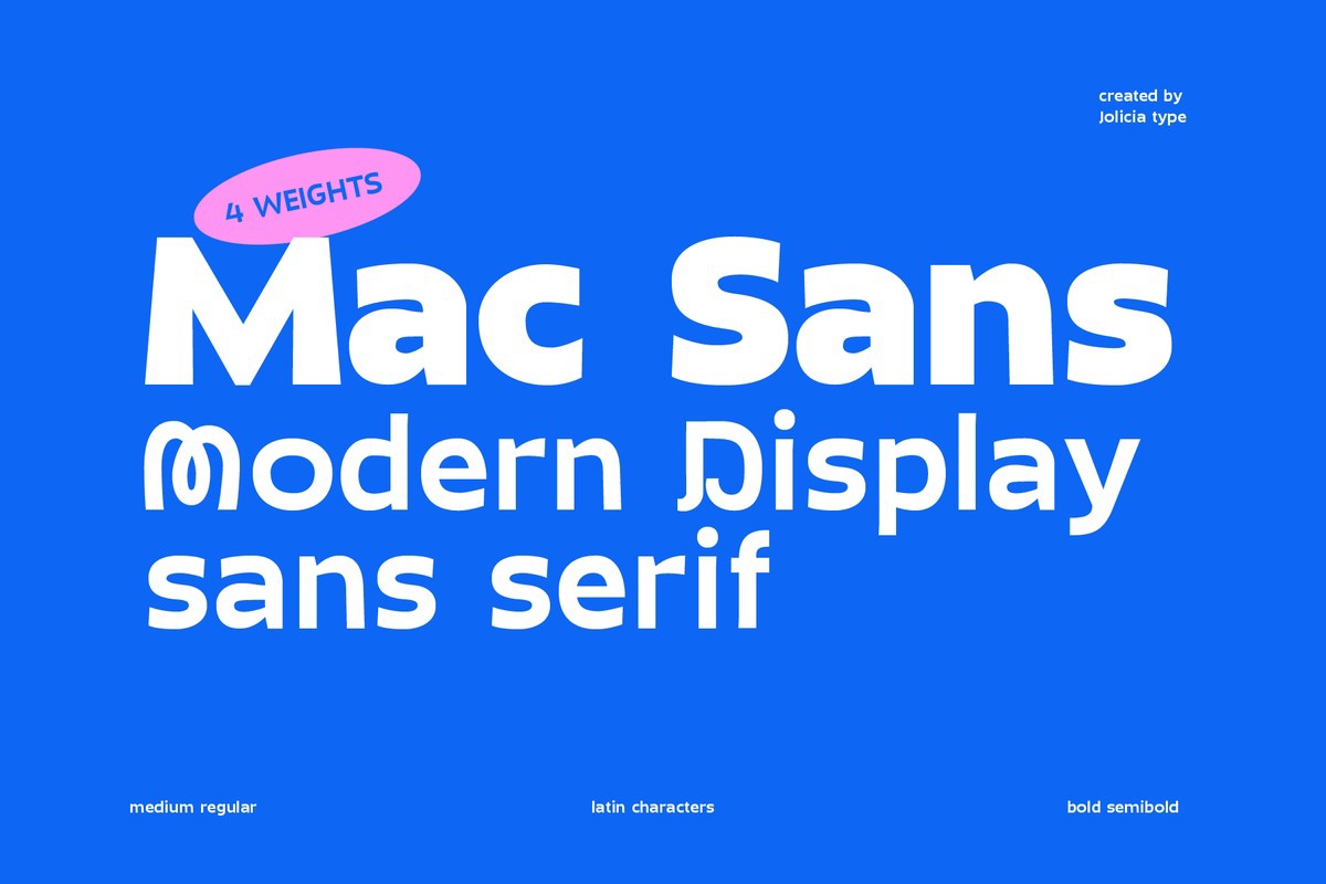 Czcionka Mac Sans