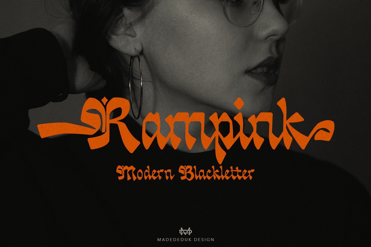 Czcionka Rampink