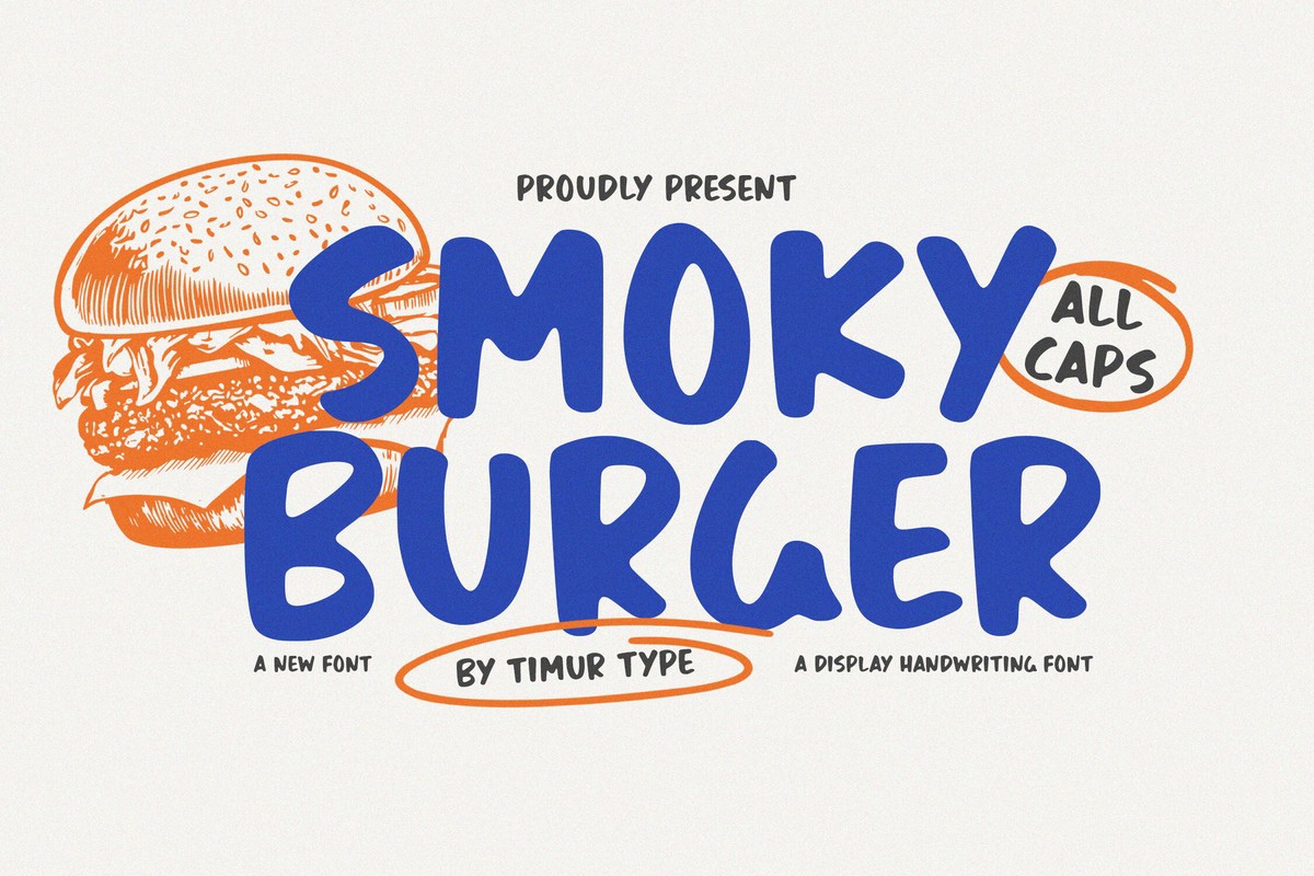 Czcionka Smoky Burger