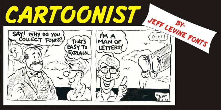 Czcionka Cartoonist JNL