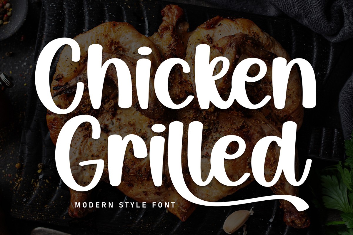 Czcionka Chicken Grilled