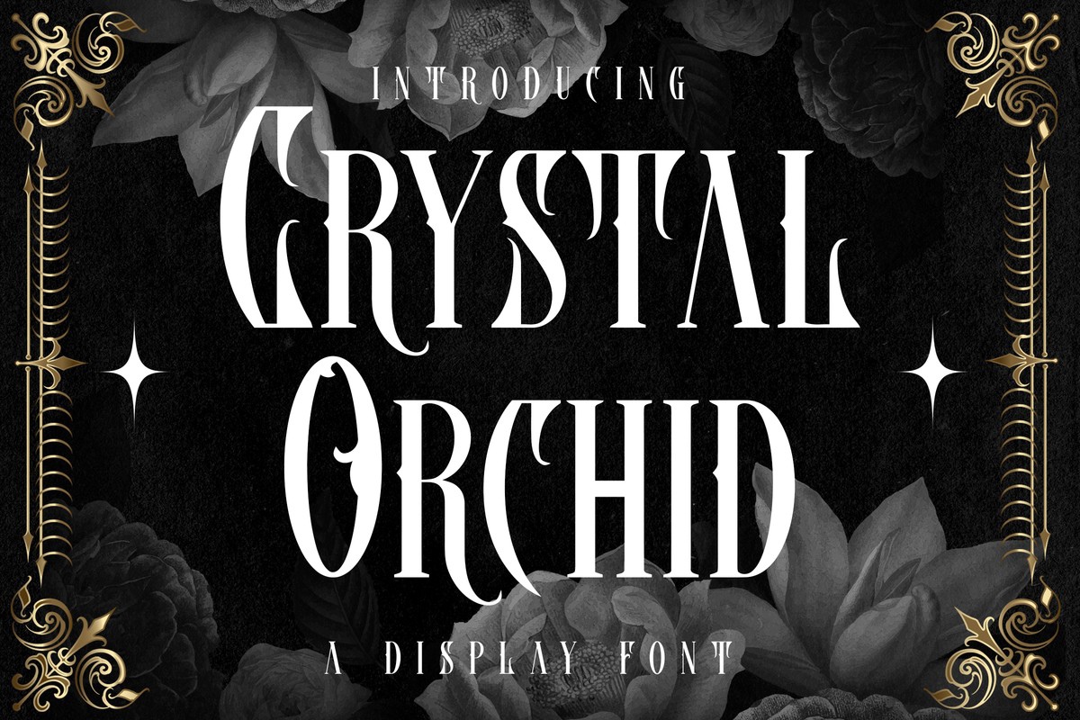 Czcionka Crystal Orchid