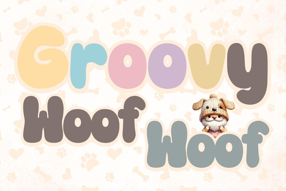 Czcionka Groovy Woof Woof