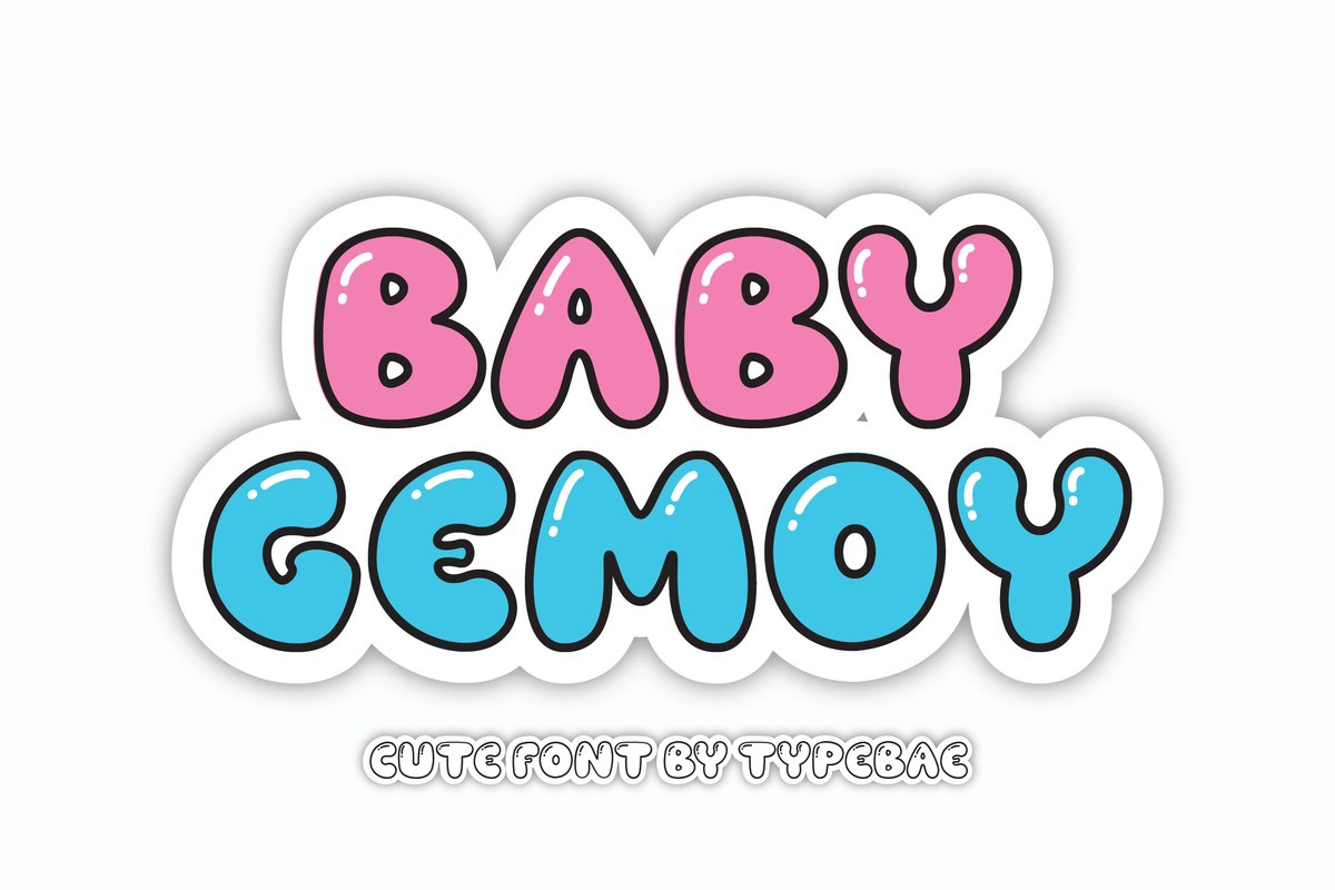 Czcionka Baby Gemoy