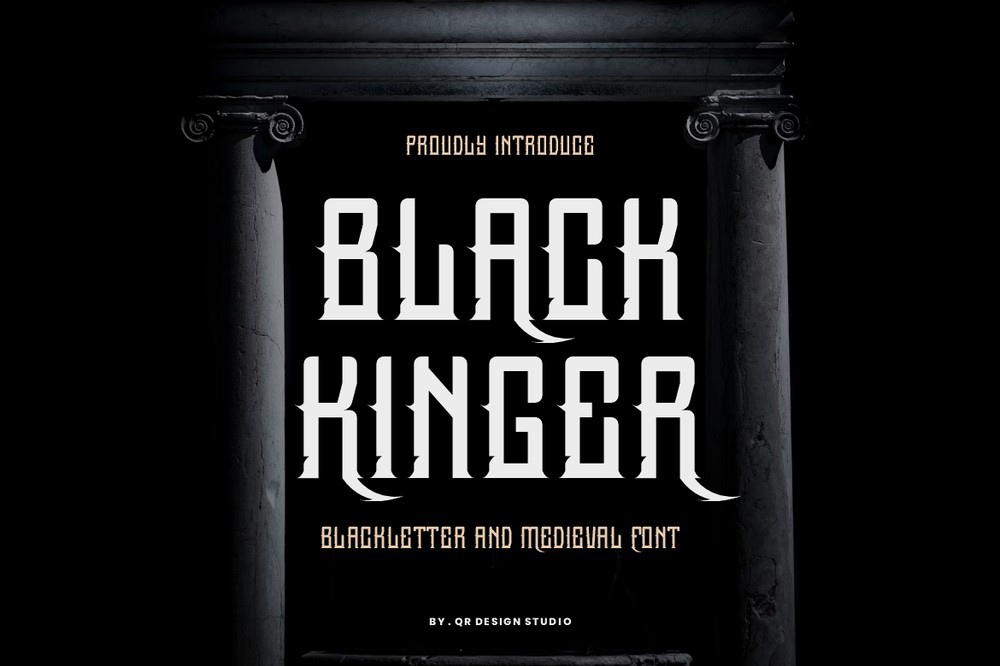 Czcionka Black Kinger