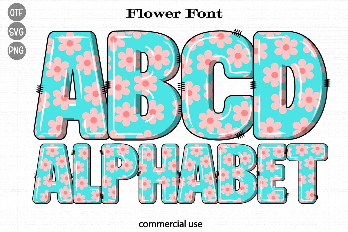 Czcionka Flower Font