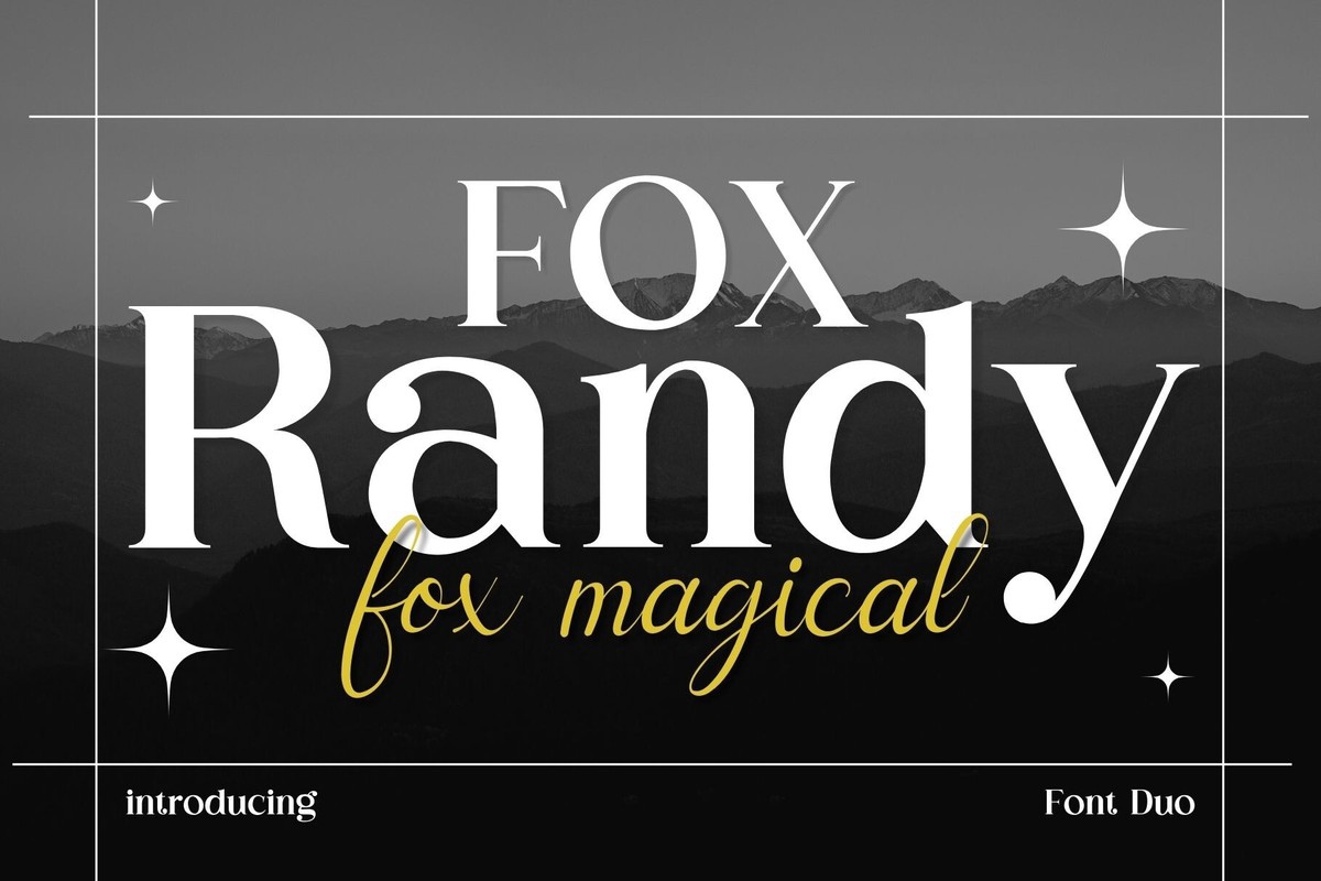 Czcionka Fox Randy and Fox Magical