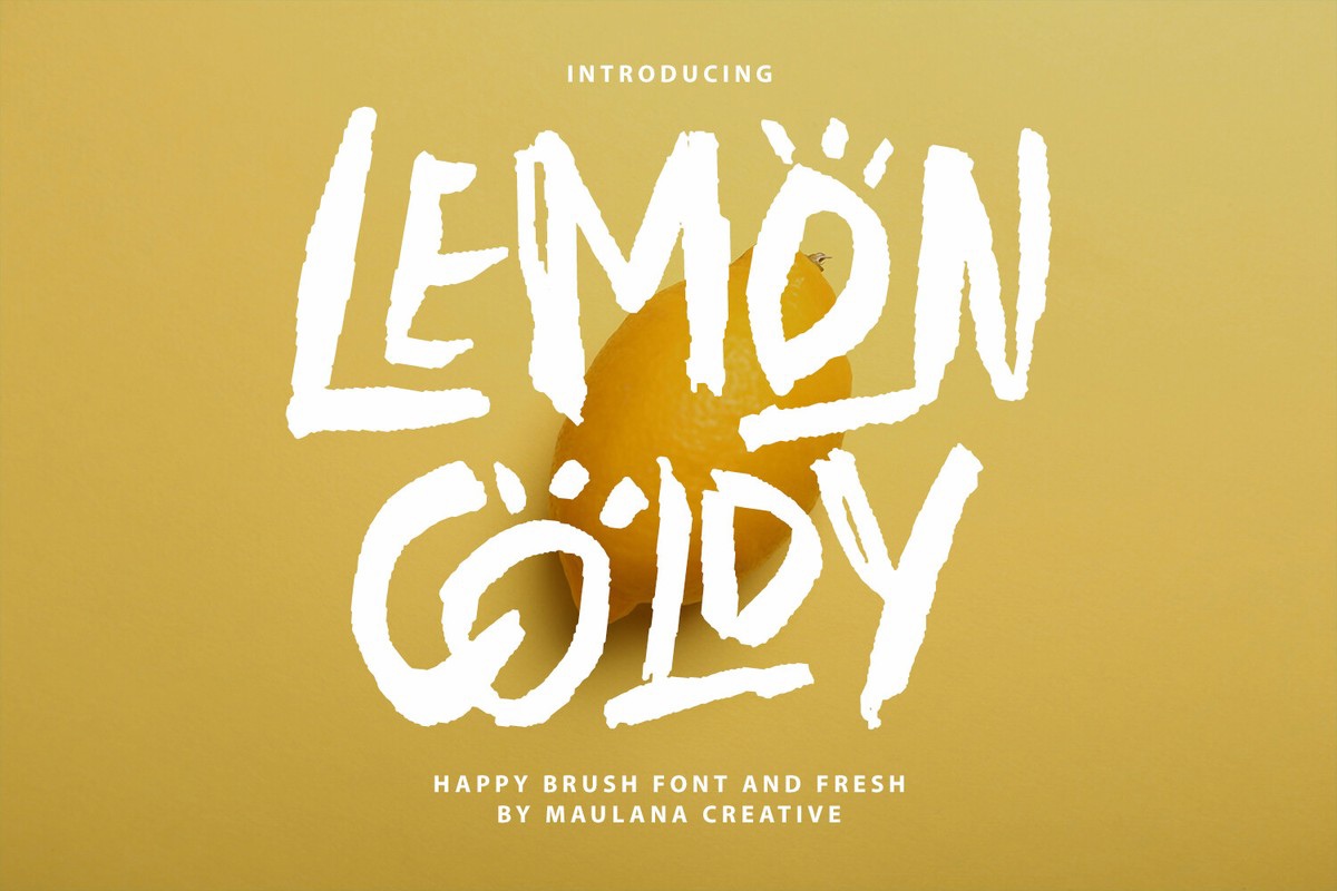 Czcionka Lemon Coldy