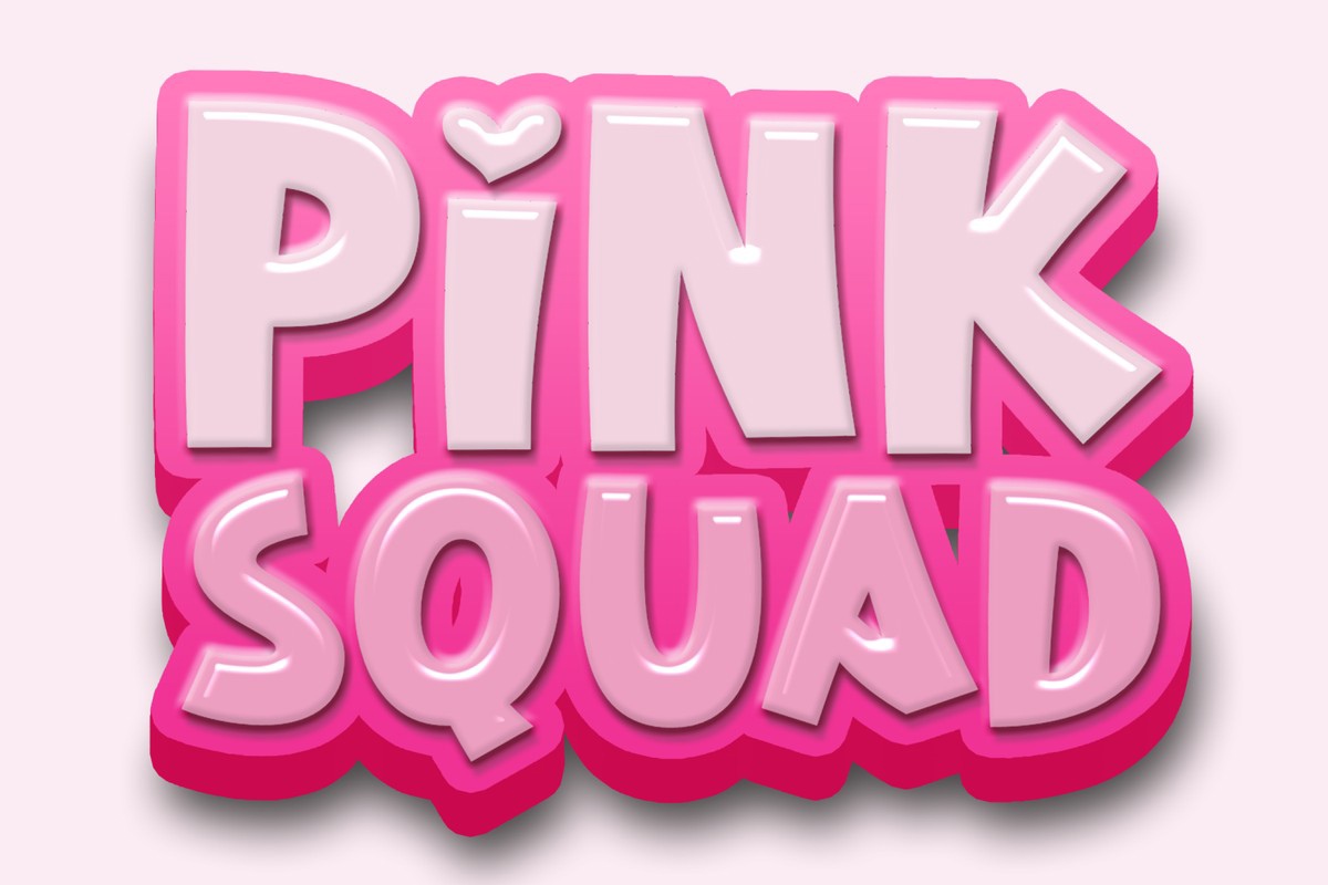 Czcionka Pink Squad