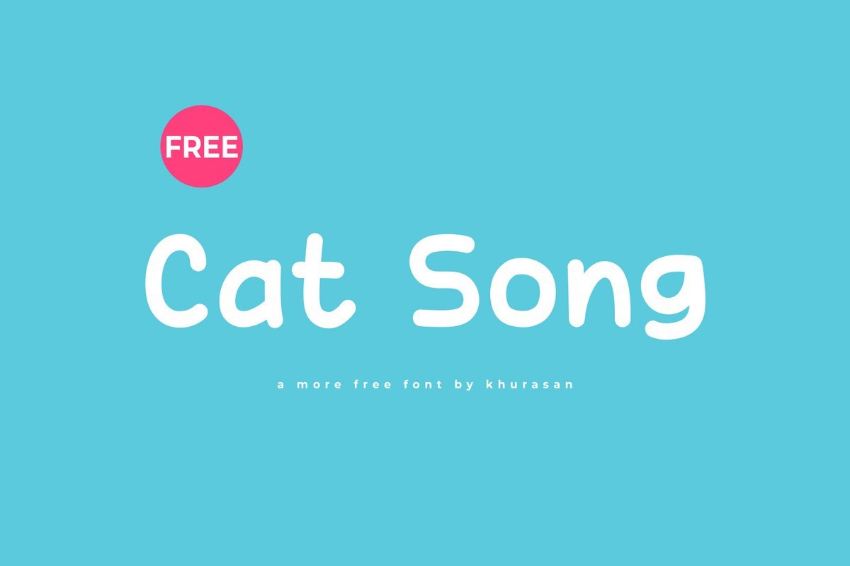 Czcionka Cat Song