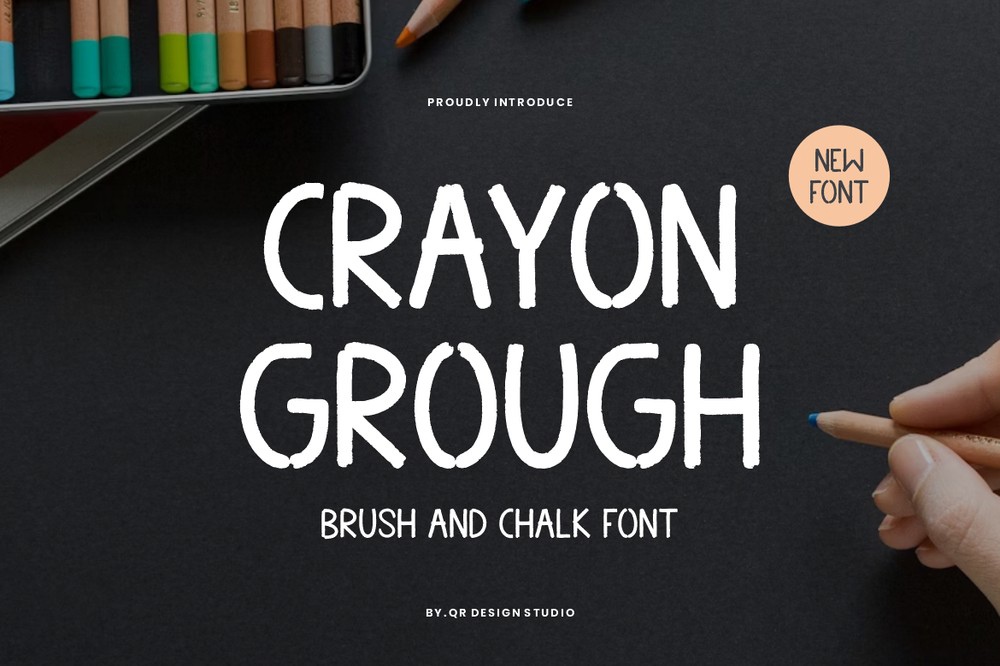 Czcionka Crayon Grough