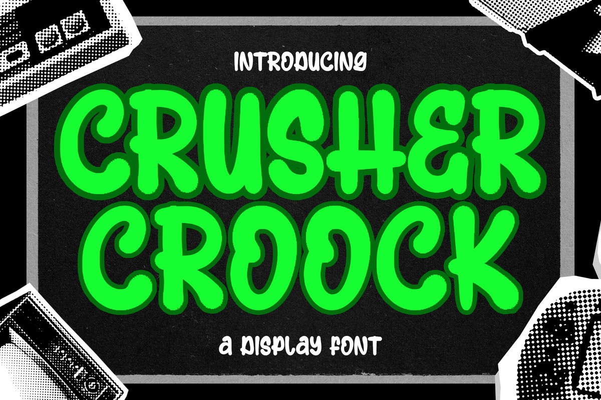 Czcionka Crusher Croock