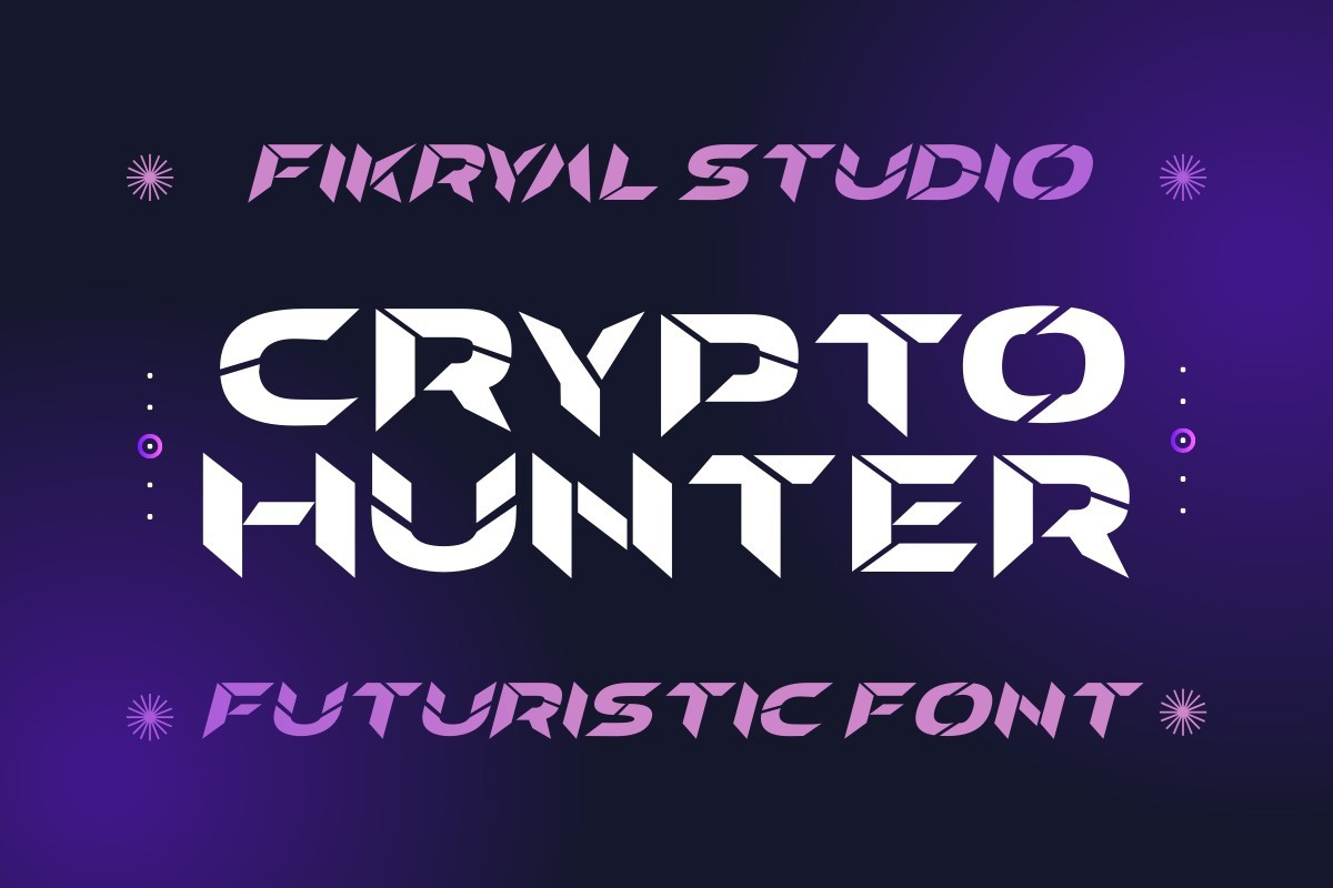 Czcionka Crypto Hunter