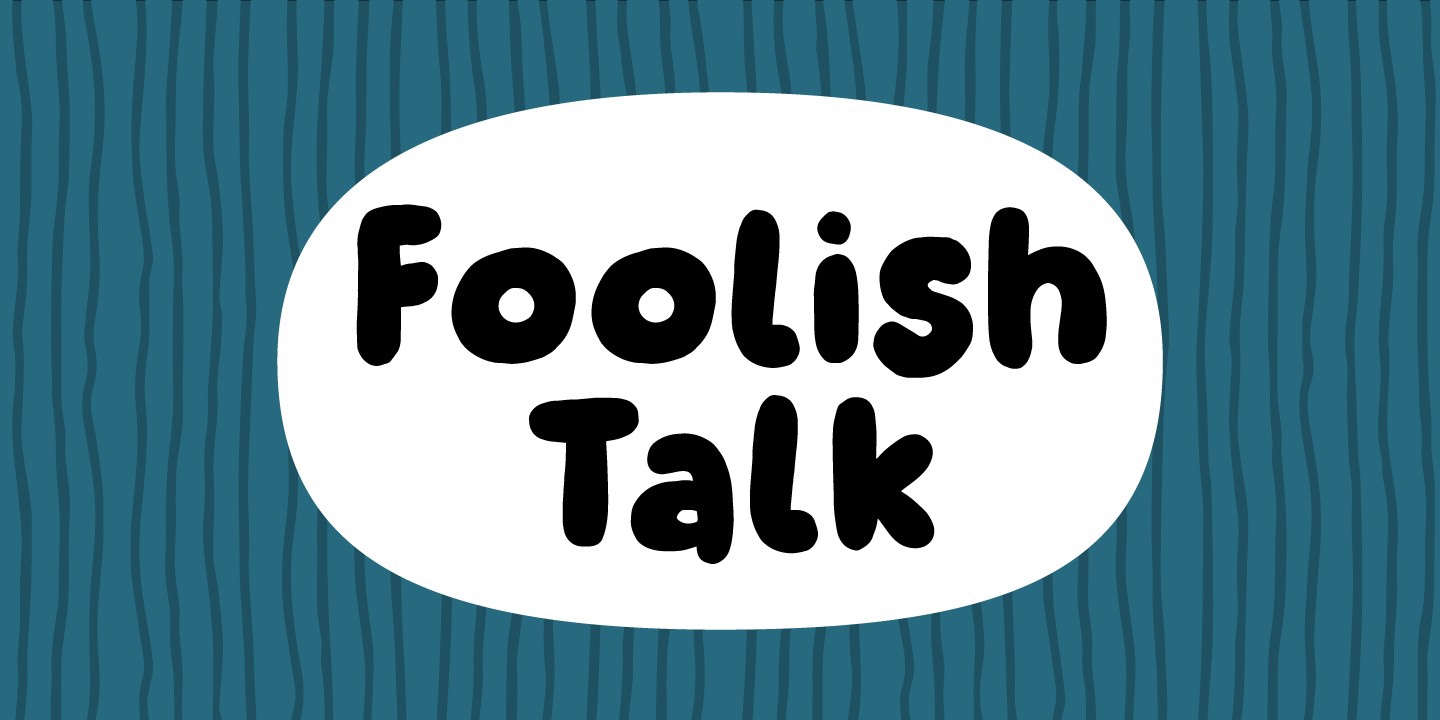 Czcionka Foolish Talk