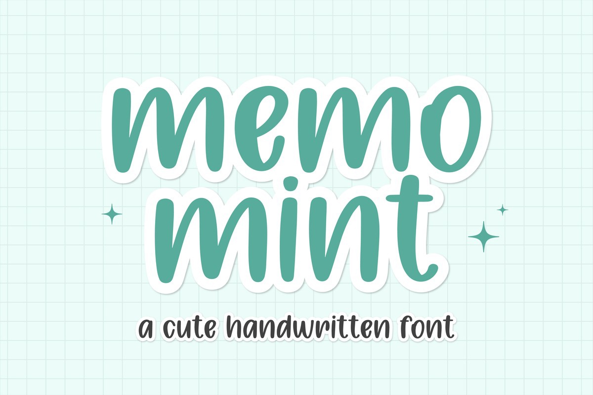 Czcionka Memo Mint