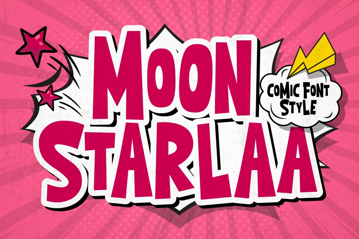 Czcionka Moon Starlaa