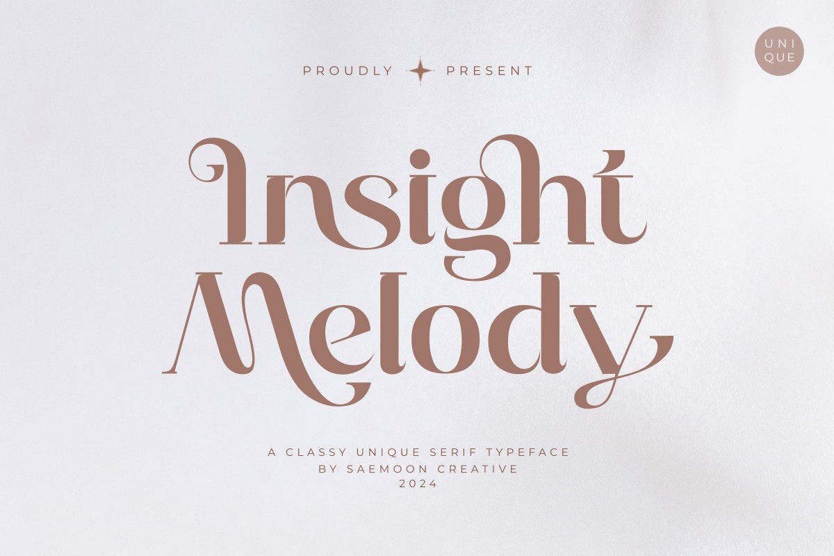 Czcionka Insight Melody