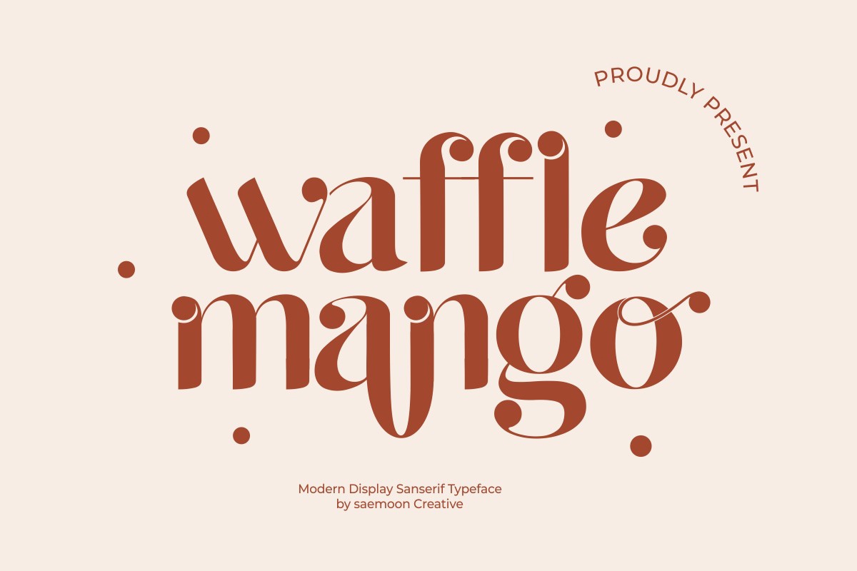 Czcionka Waffle Mango