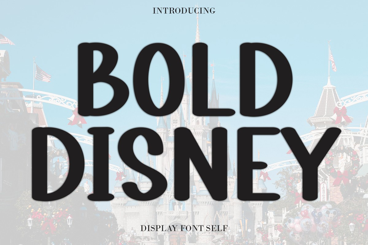 Czcionka Bold Disney