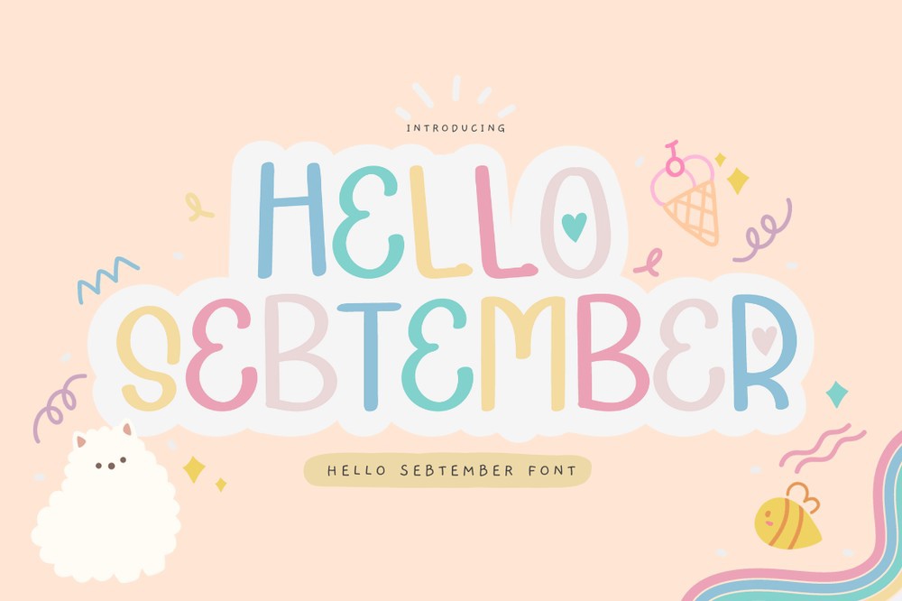 Czcionka Hello September