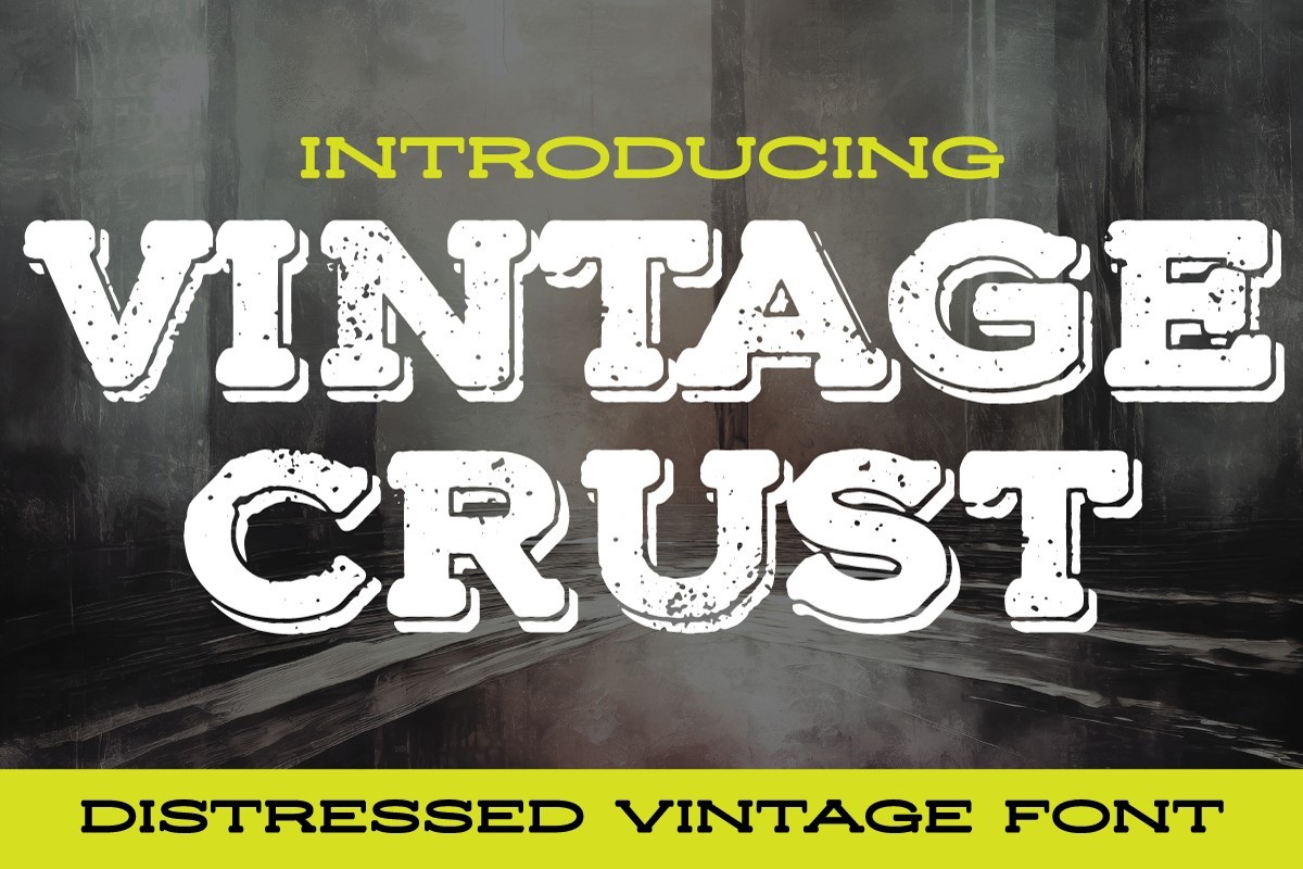 Czcionka Vintage Crust