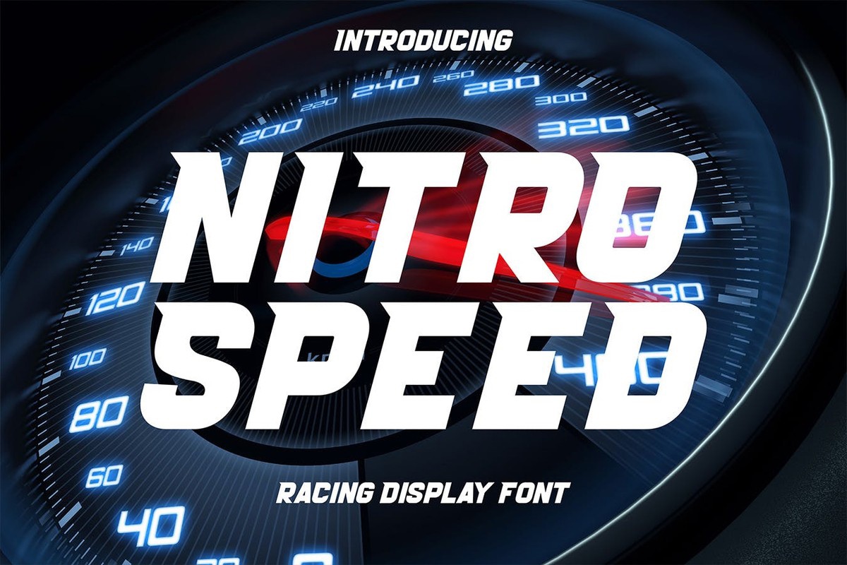 Czcionka Nitro Speed