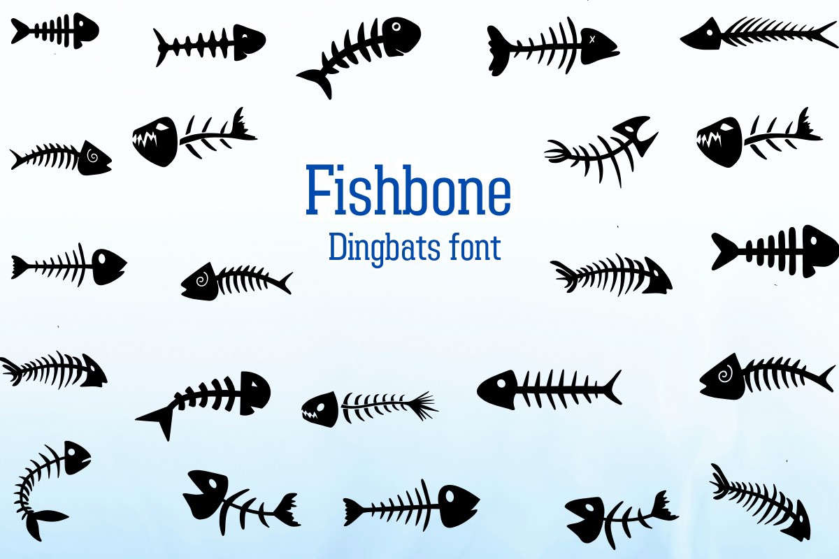 Czcionka Fishbone