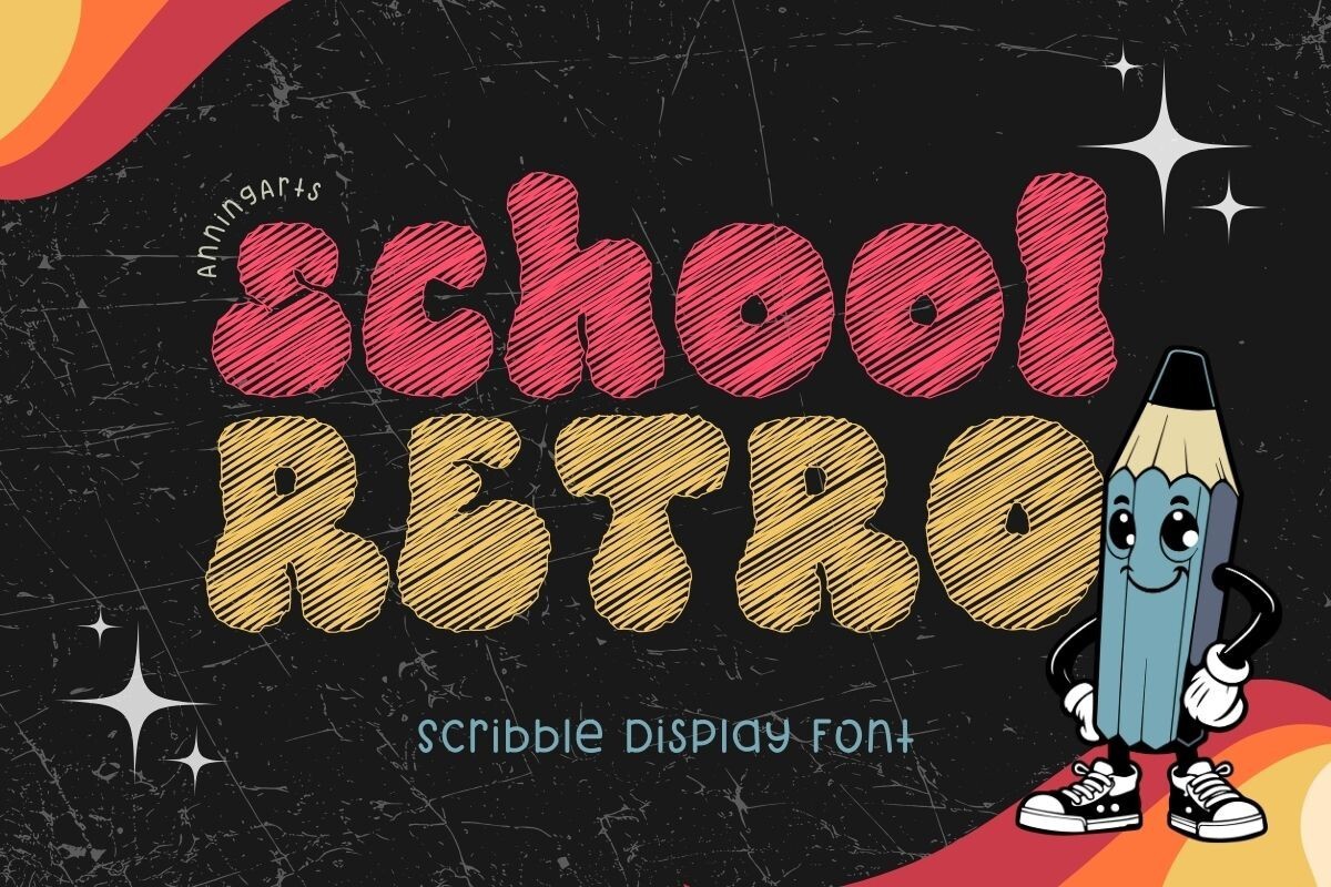 Czcionka School Retro