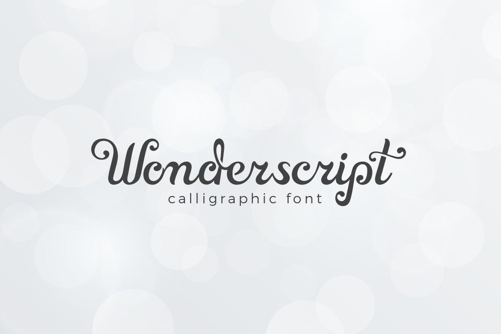 Czcionka Wonderscript