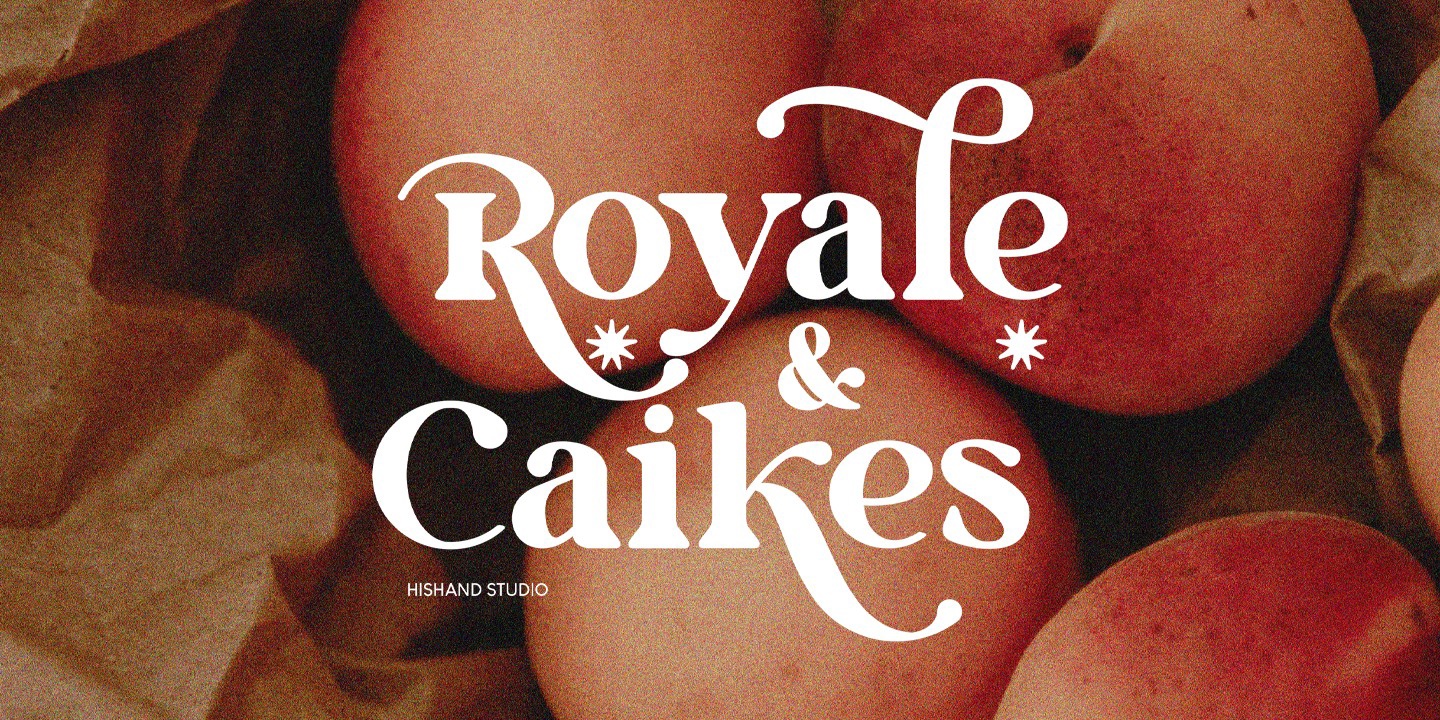 Czcionka Royale & Caikes