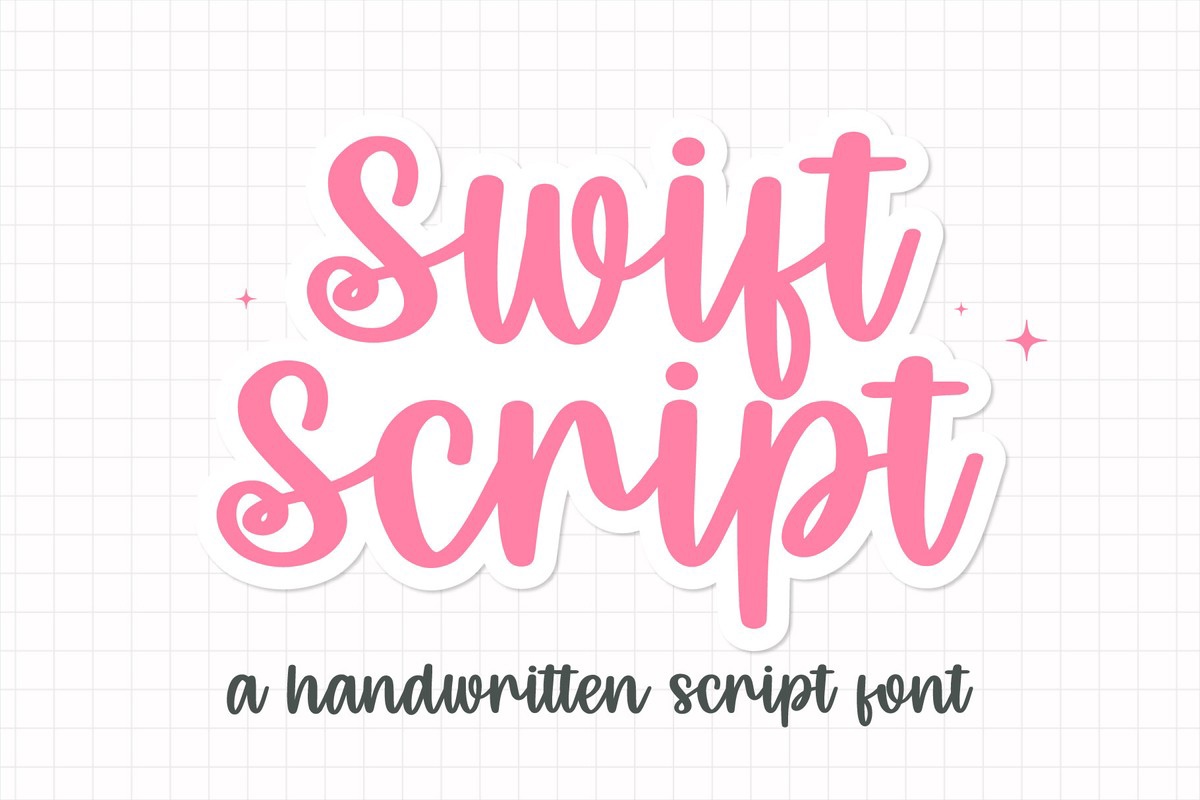 Czcionka Swift Script