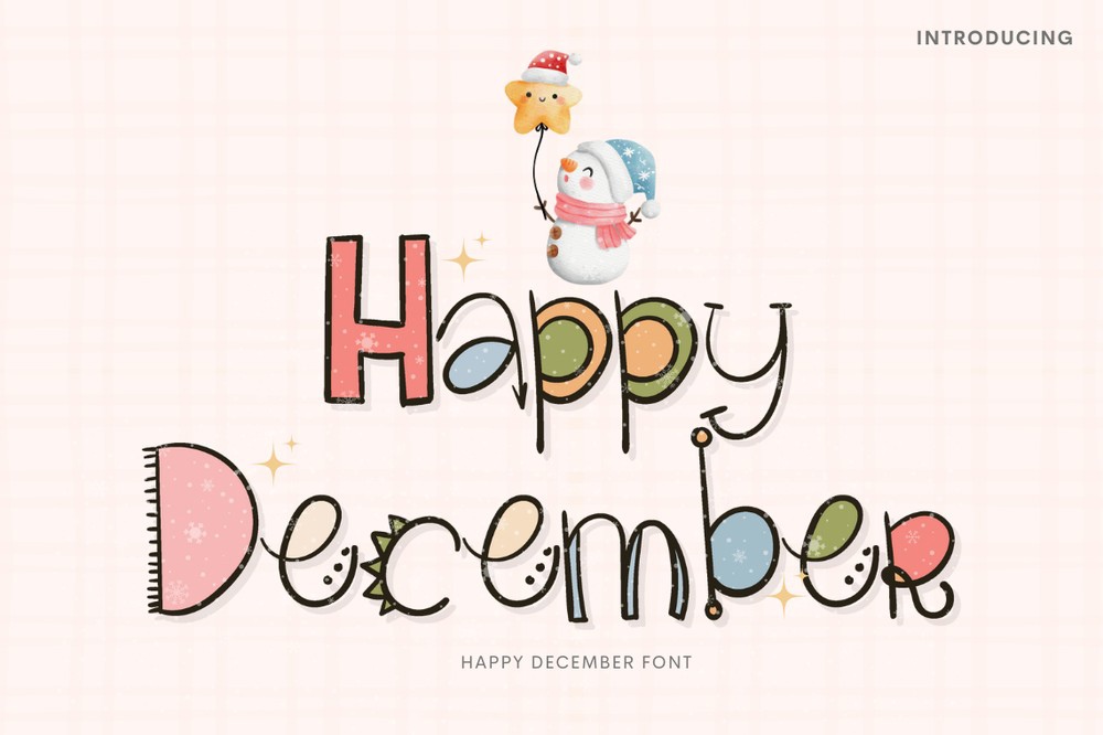 Czcionka Happy December