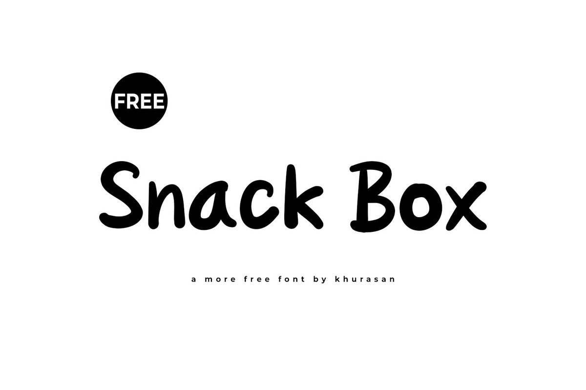 Czcionka Snack Box