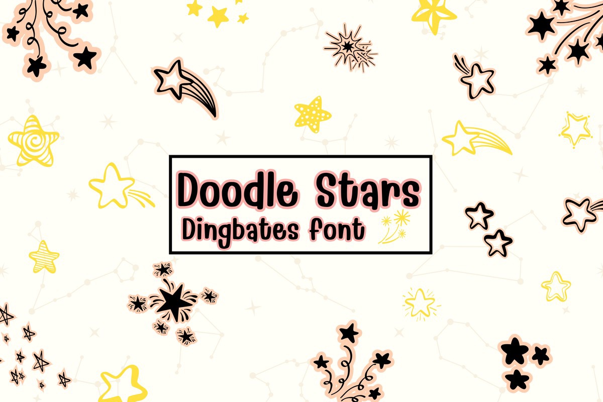 Czcionka Doodle Stars