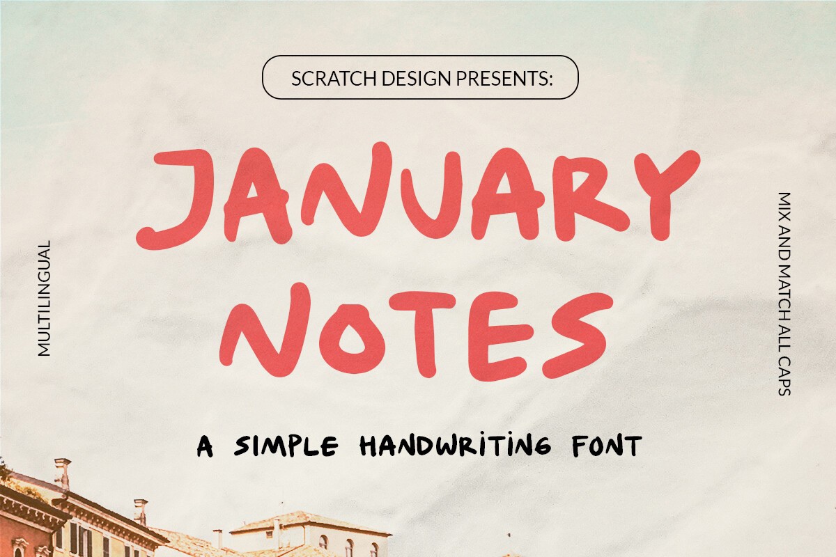 Czcionka January Notes