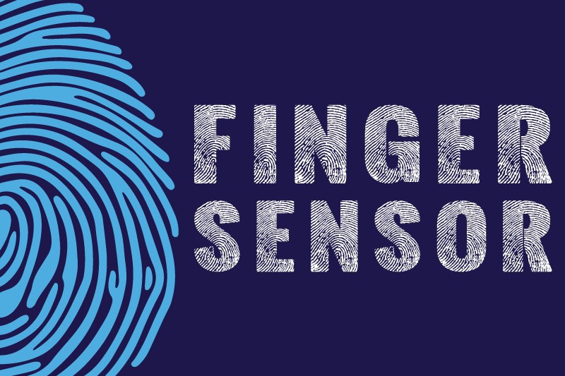 Czcionka Finger Sensor