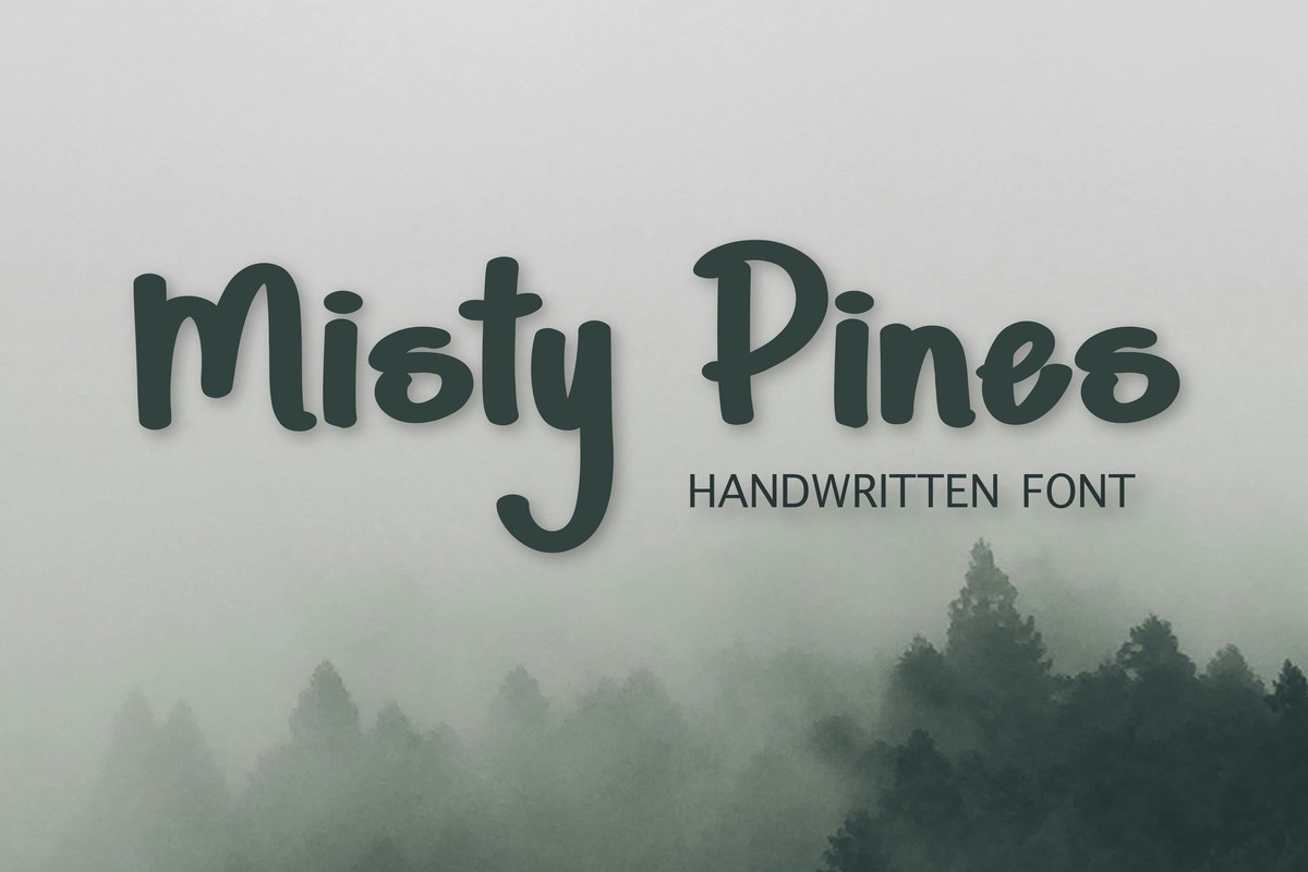 Czcionka Misty Pines