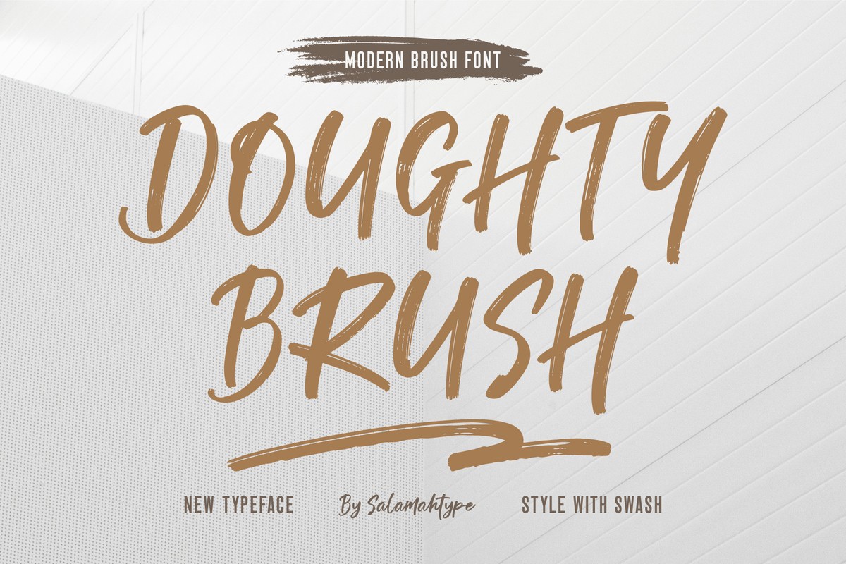 Czcionka Doughty Brush